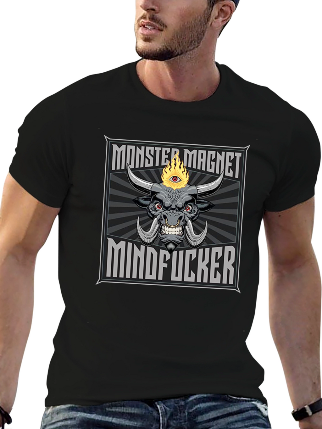 Monster Magnet Mindfucker Graphic T-Shirt