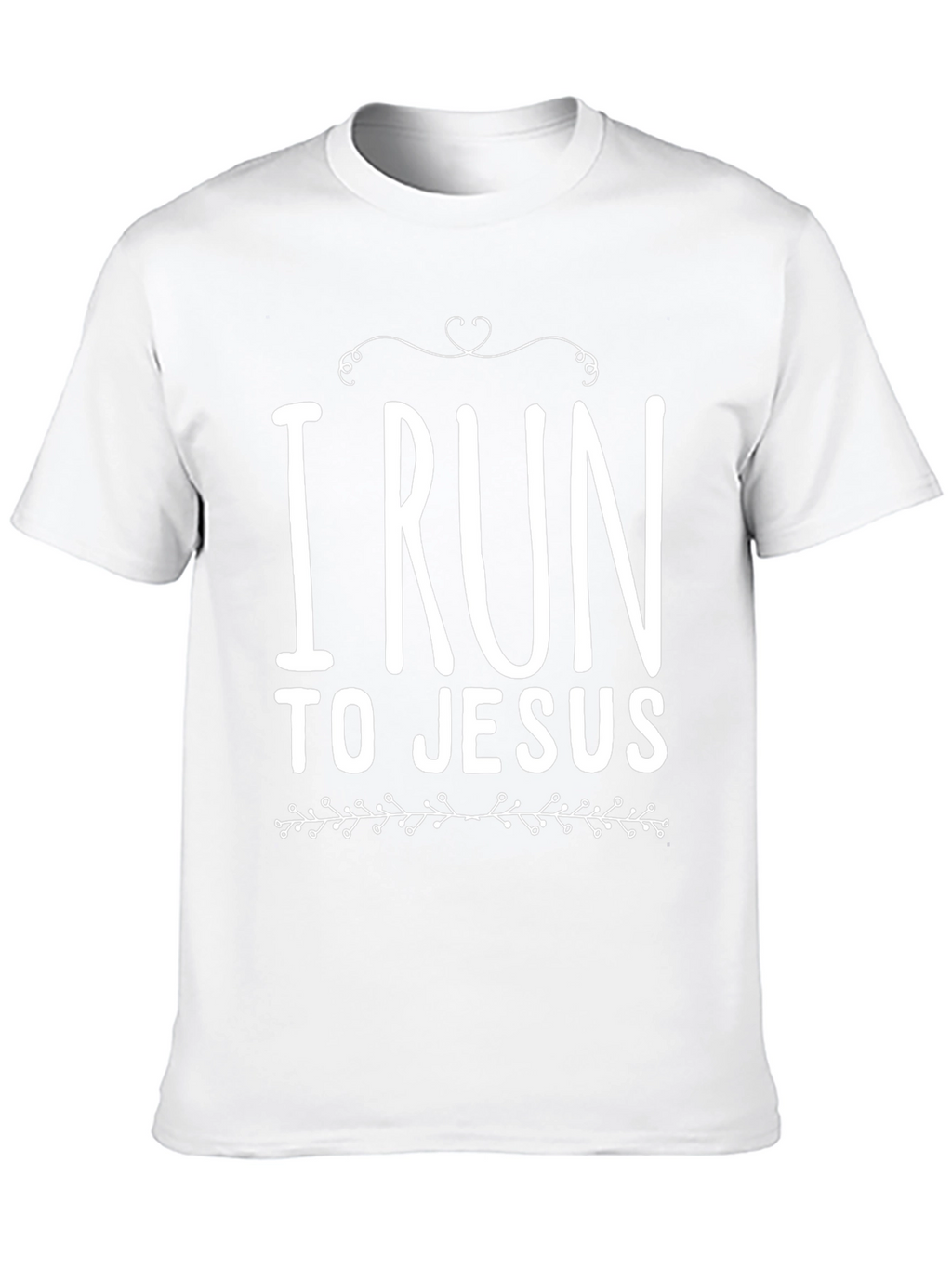 I Run To Jesus Christian T-Shirt