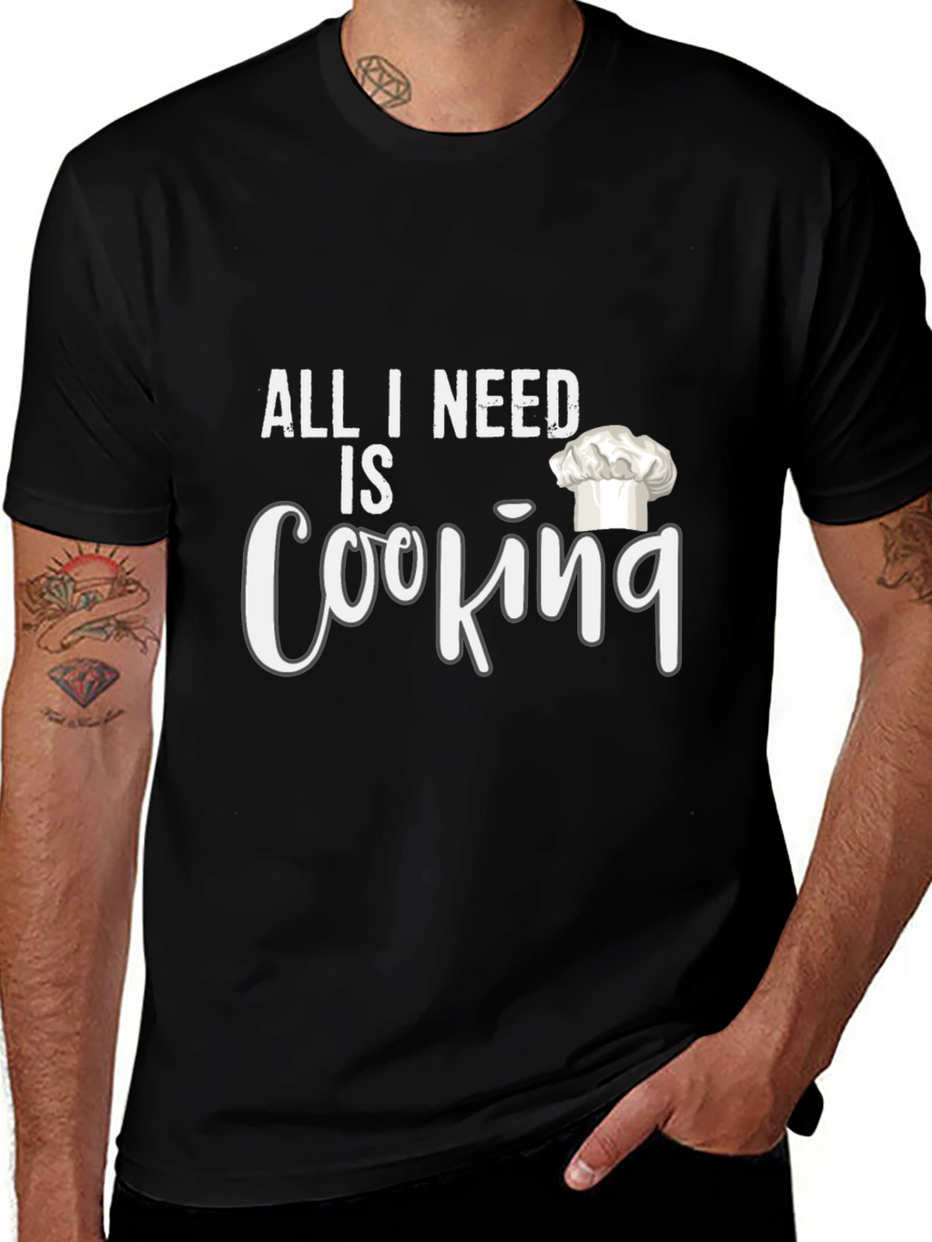 All I Need Is Cooking Black T-Shirt