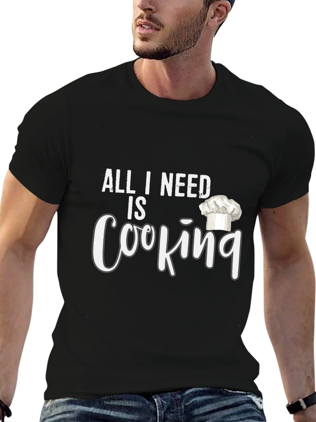 All I Need Is Cooking Black T-Shirt