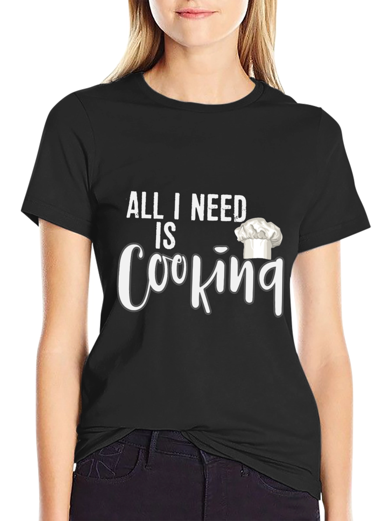 All I Need Is Cooking Black T-Shirt