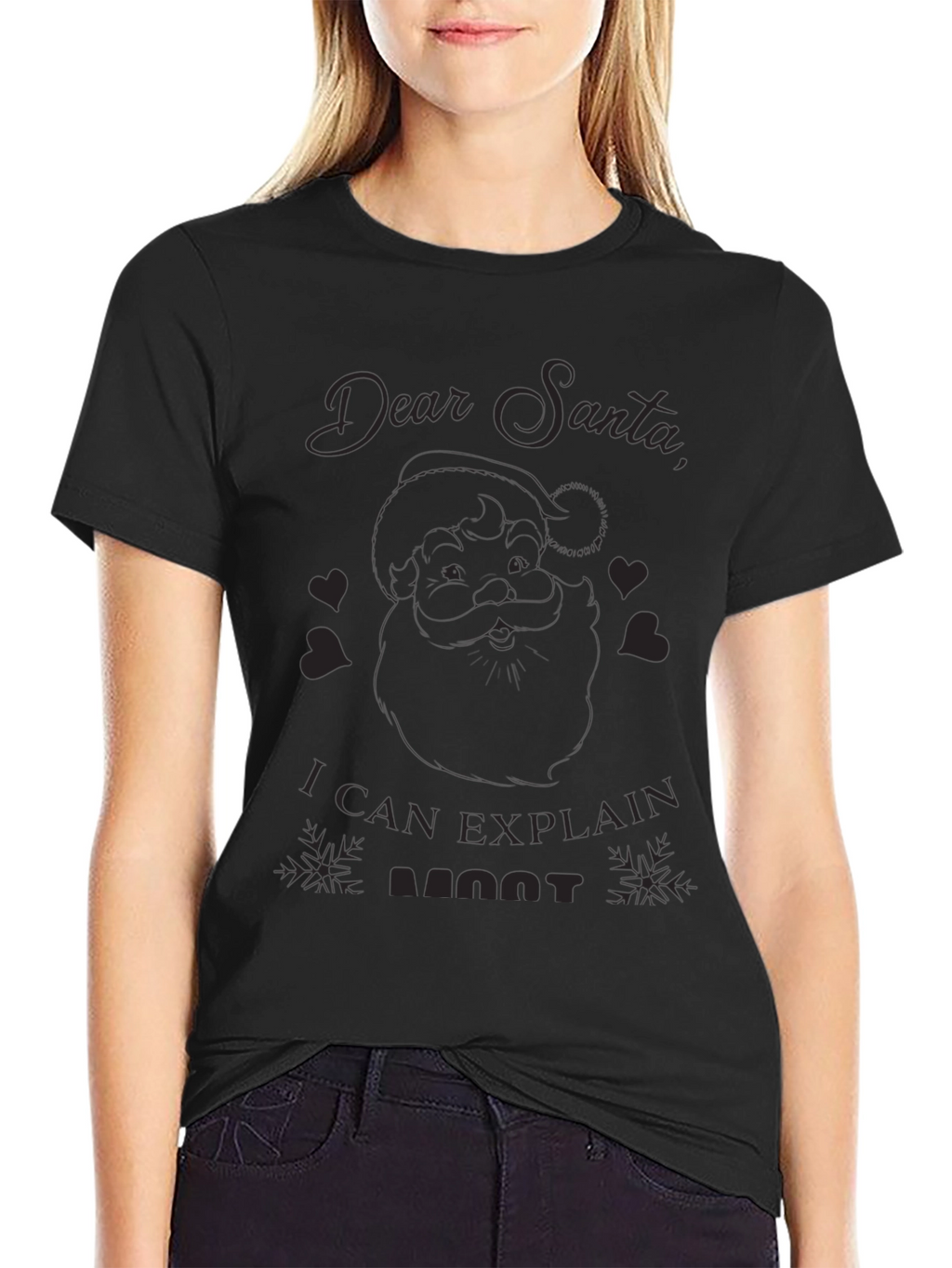 Dear Santa I Can Explain Funny T-Shirt