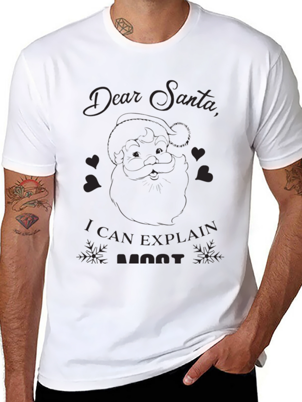 Dear Santa I Can Explain Funny T-Shirt
