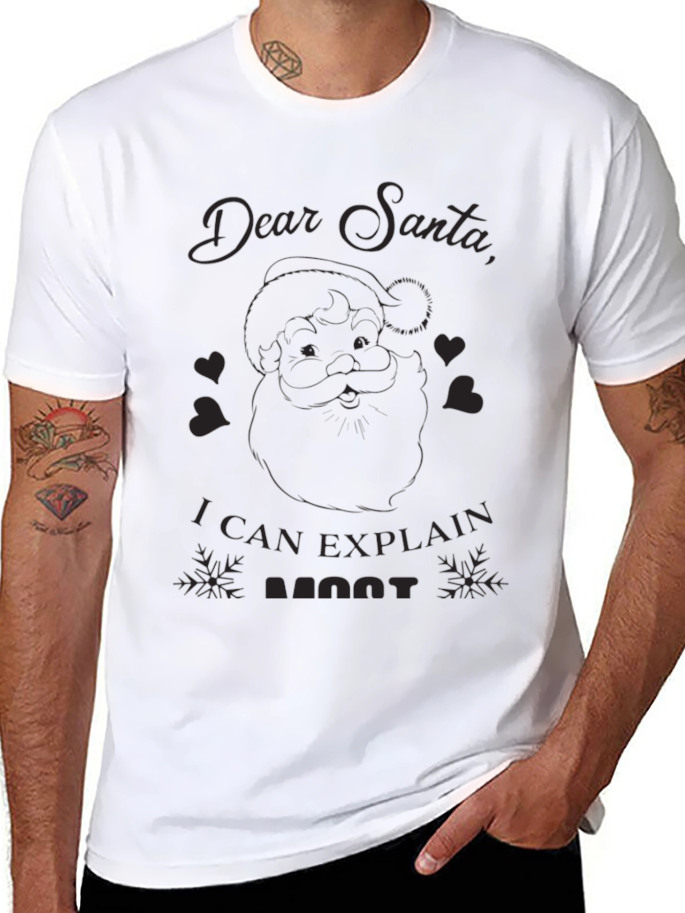 Dear Santa I Can Explain Funny T-Shirt