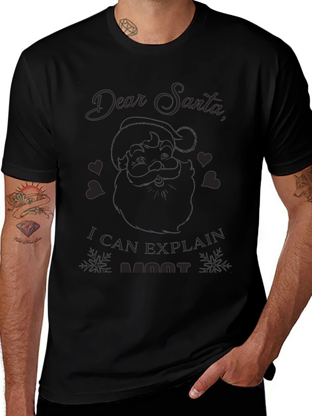 Dear Santa I Can Explain Funny T-Shirt
