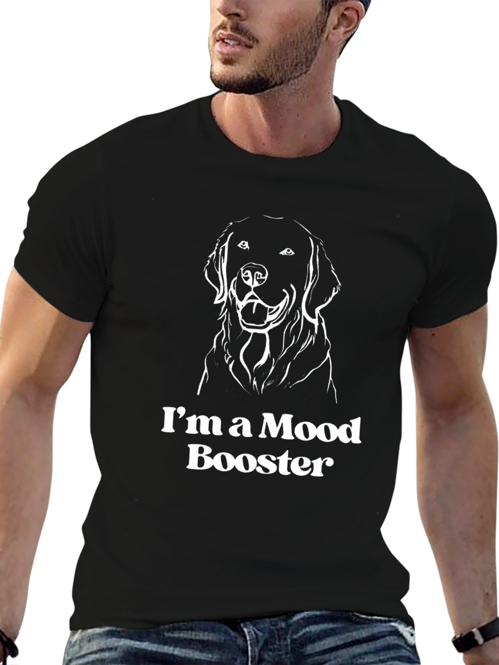 Mood Booster Dog Graphic Tee - Unisex