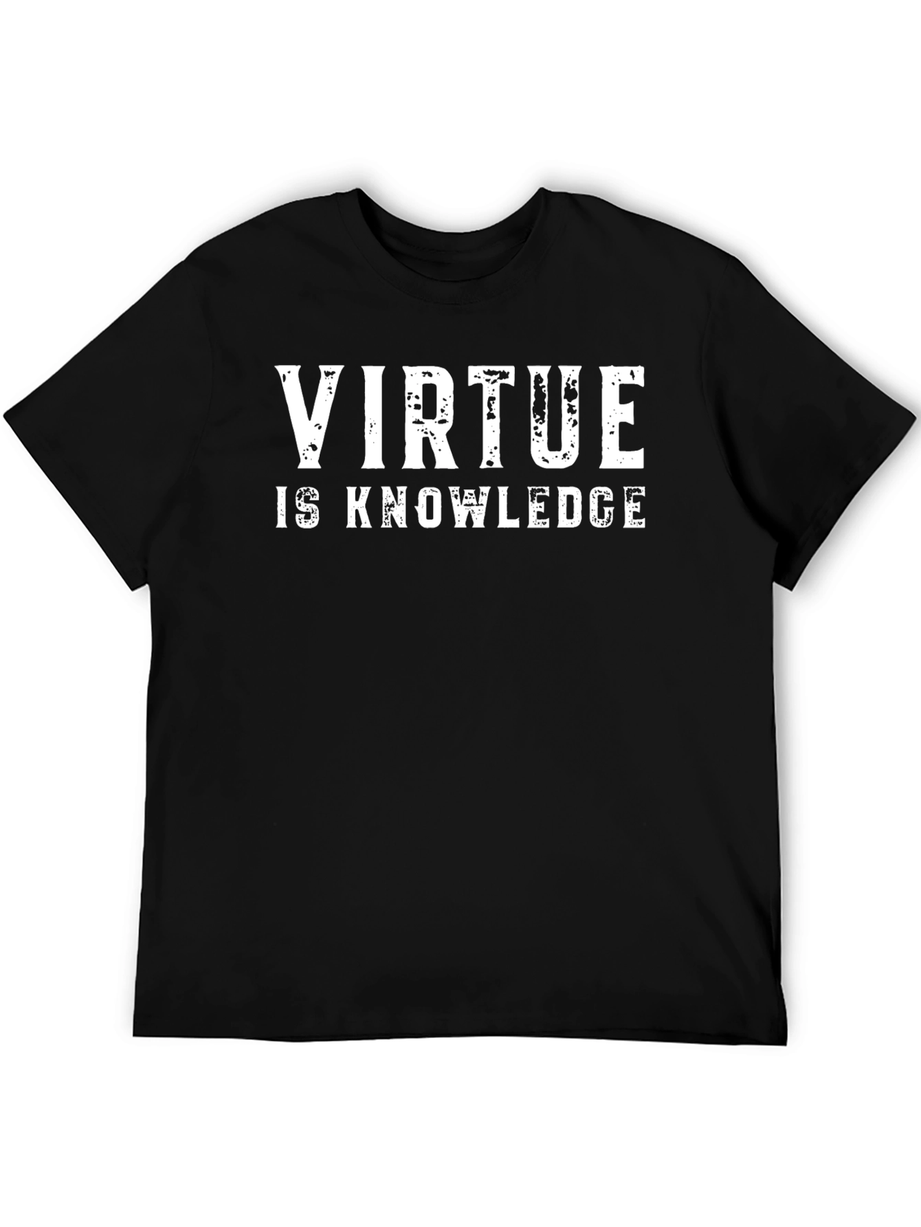Virtue is Knowledge Graphic Tee - Black