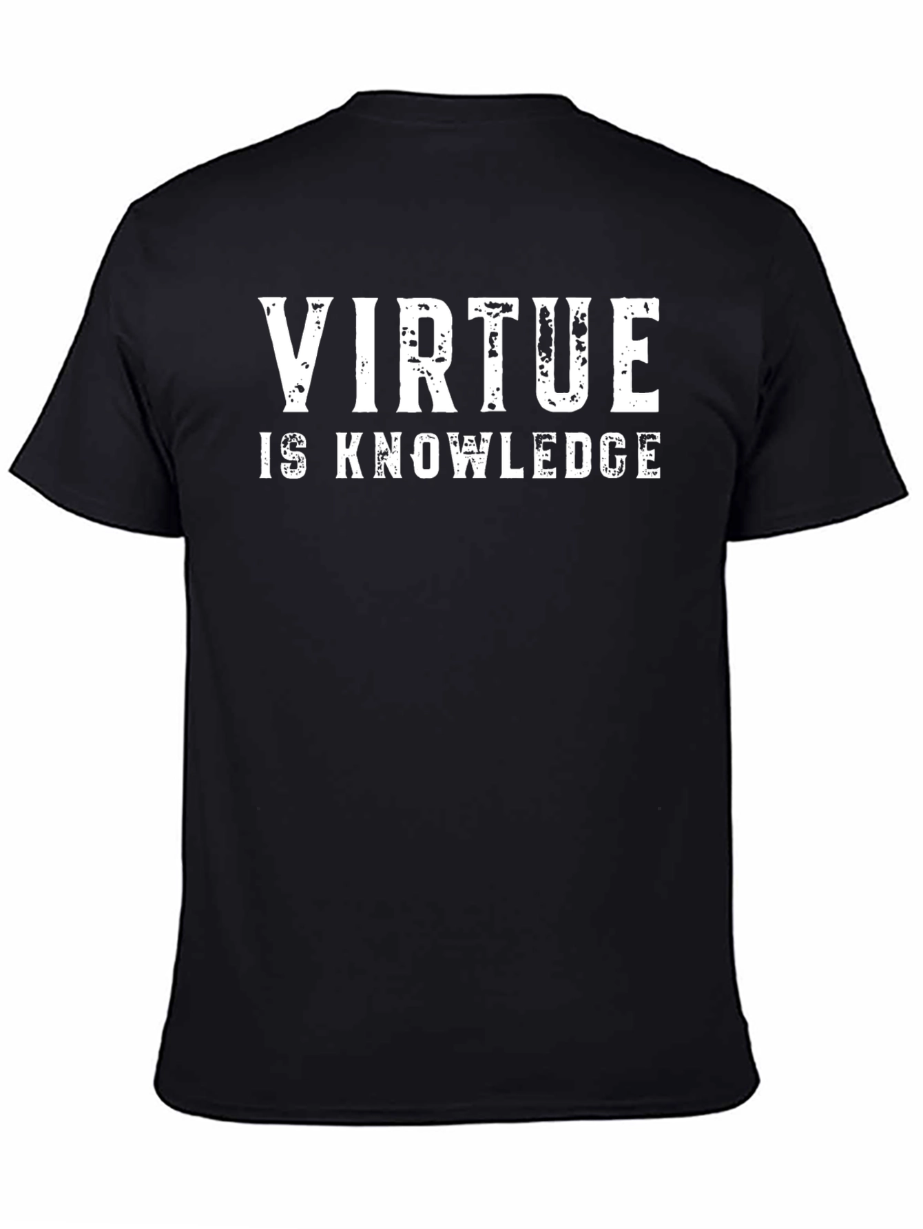 Virtue is Knowledge Graphic Tee - Black