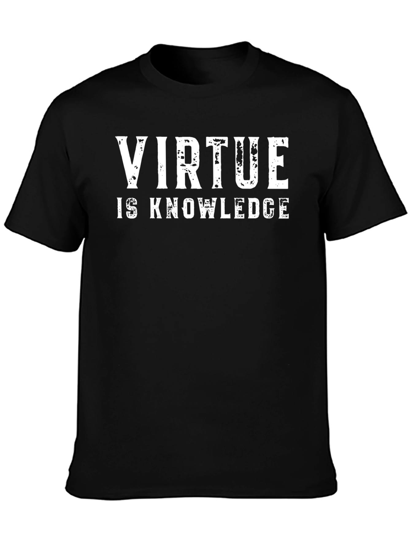 Virtue is Knowledge Graphic Tee - Black