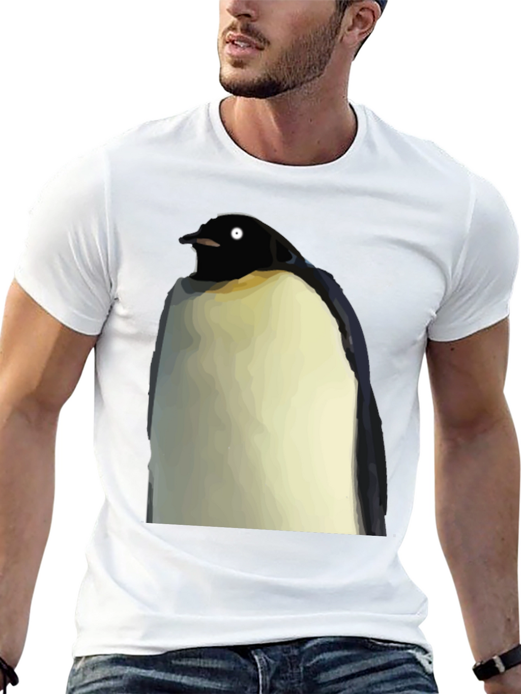 Penguin Graphic Tee - Mens Black T-Shirt
