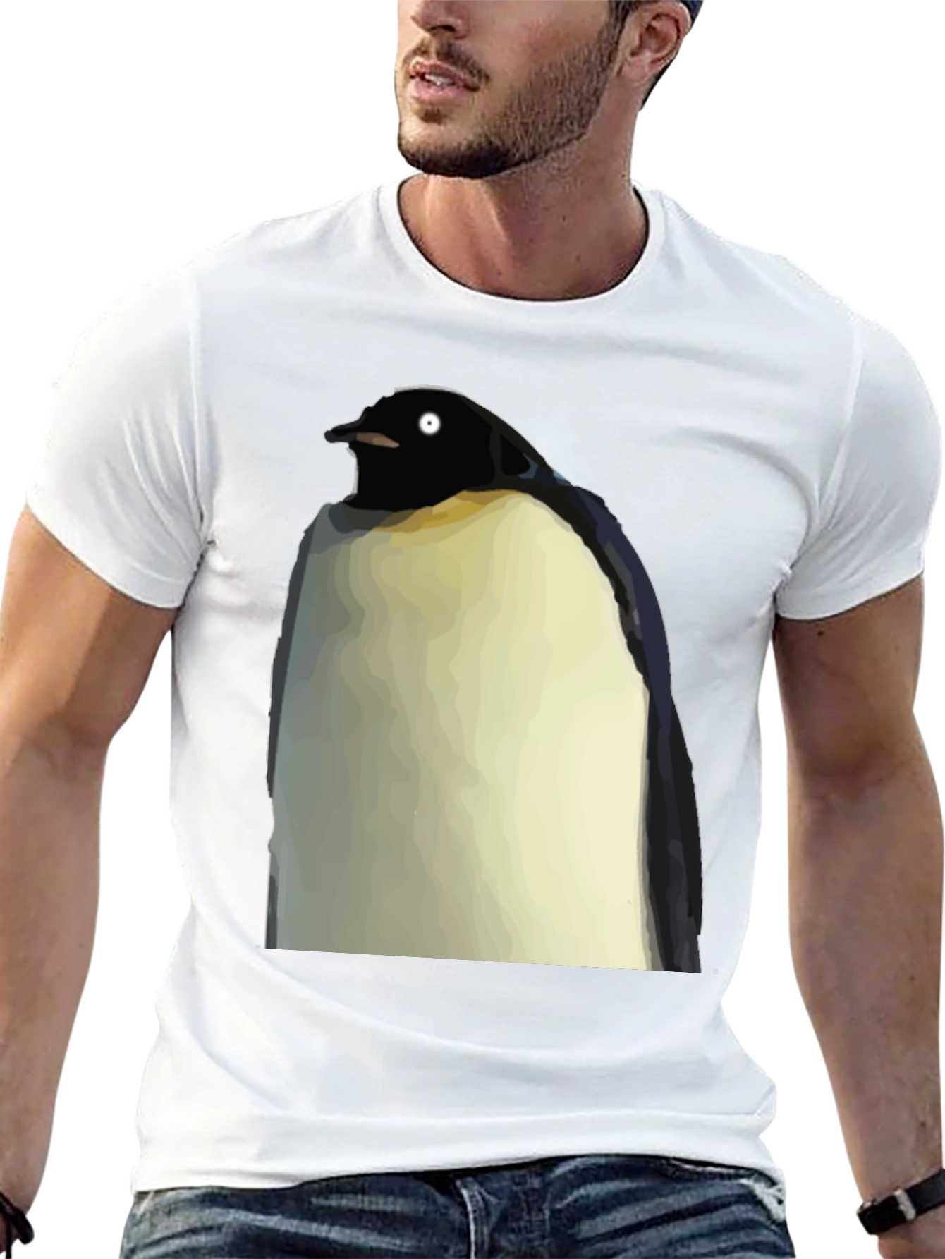 Penguin Graphic Tee - Mens Black T-Shirt