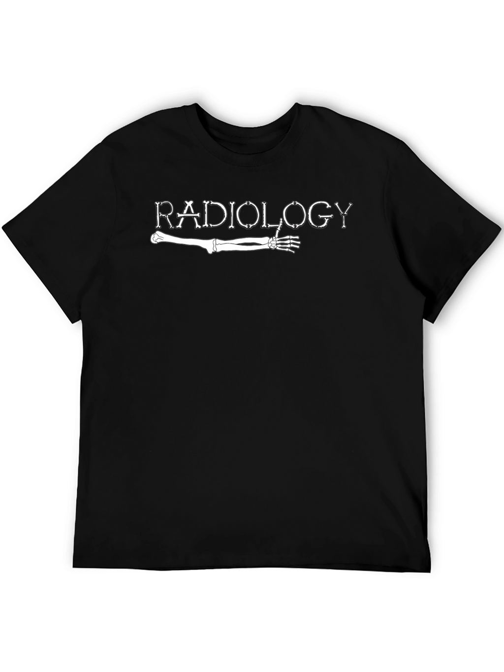 Radiology Skeleton Hand T-Shirt - Novelty Medical Tee