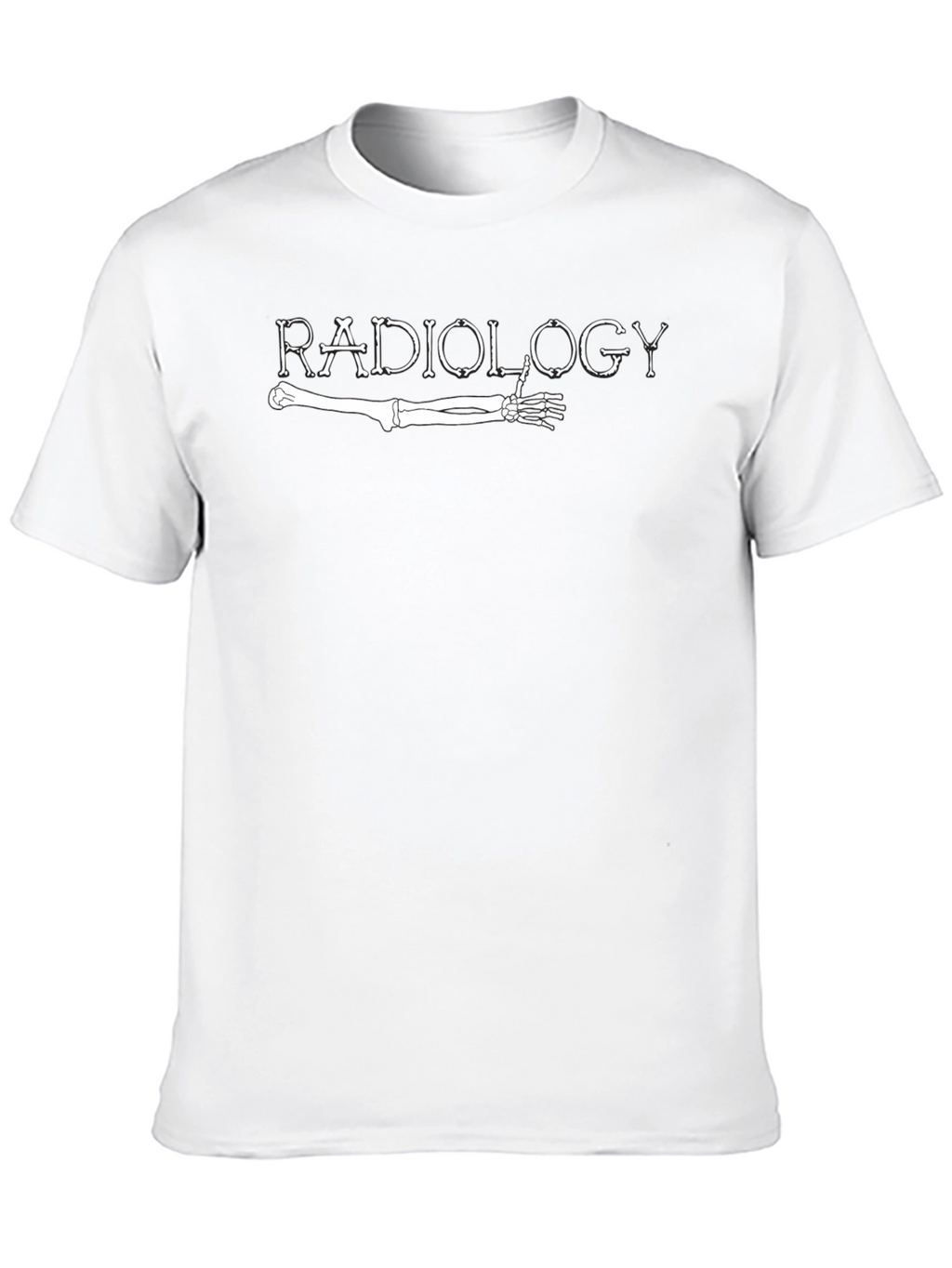 Radiology Skeleton Hand T-Shirt - Novelty Medical Tee