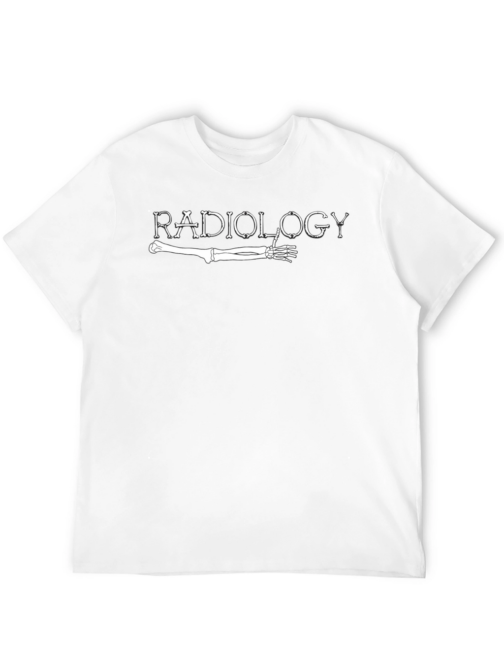 Radiology Skeleton Hand T-Shirt - Novelty Medical Tee
