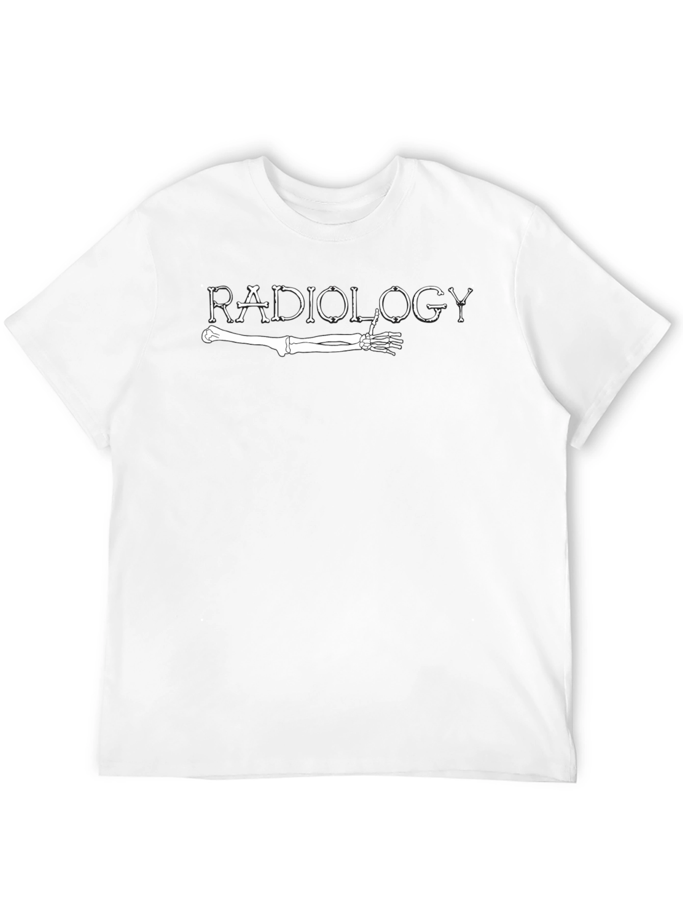 Radiology Skeleton Hand T-Shirt - Novelty Medical Tee