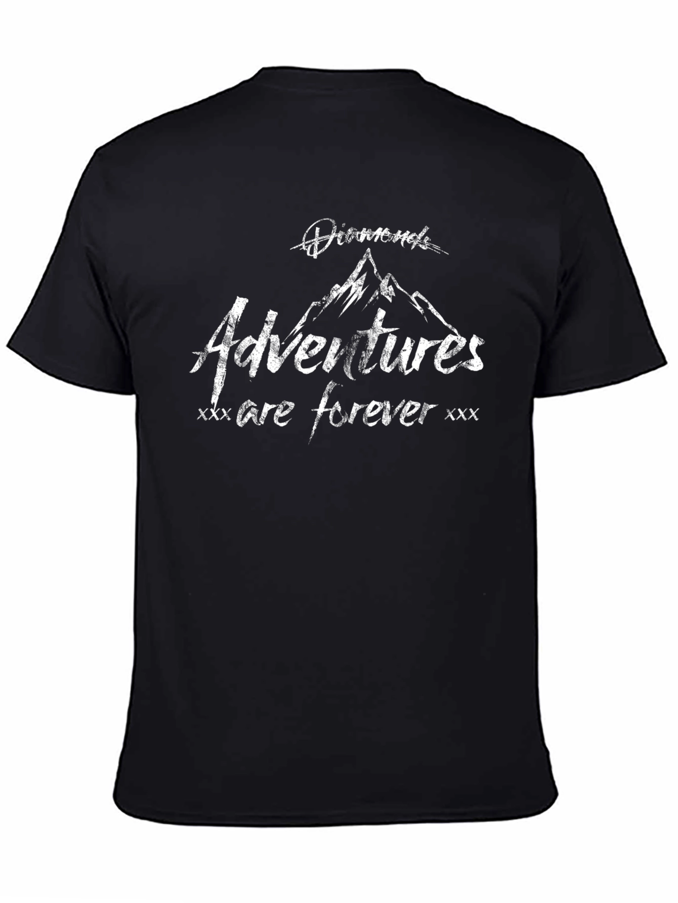 Diamonds Adventures Forever Black T-Shirt