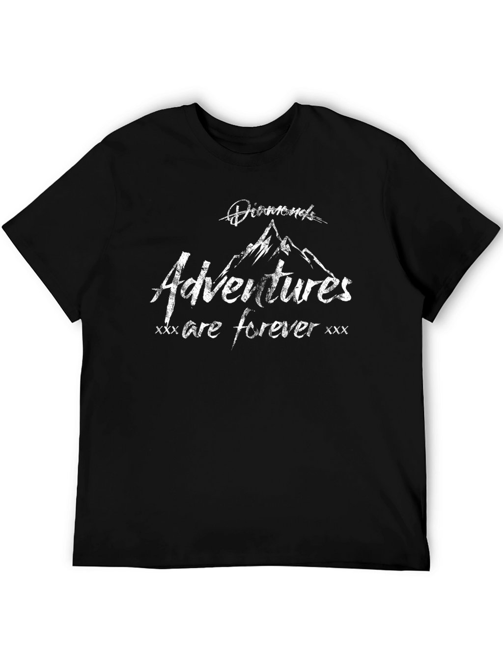 Diamonds Adventures Forever Black T-Shirt