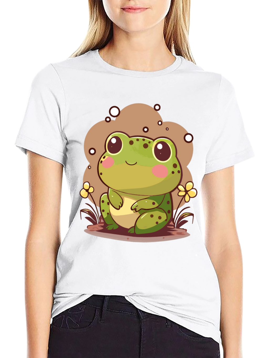 Cute Frog Graphic Tee - Unisex