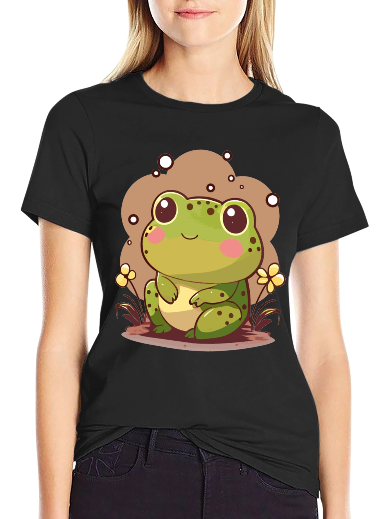 Cute Frog Graphic Tee - Unisex