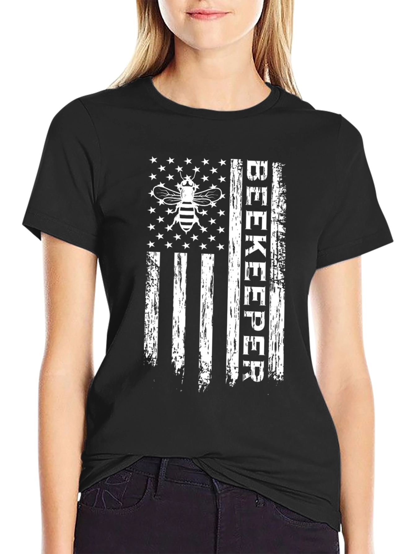Beekeeper US Flag Graphic T-Shirt