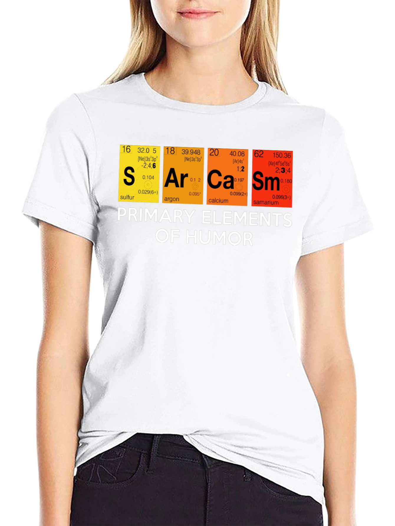 Sarcasm Humor Elements Graphic T-Shirt