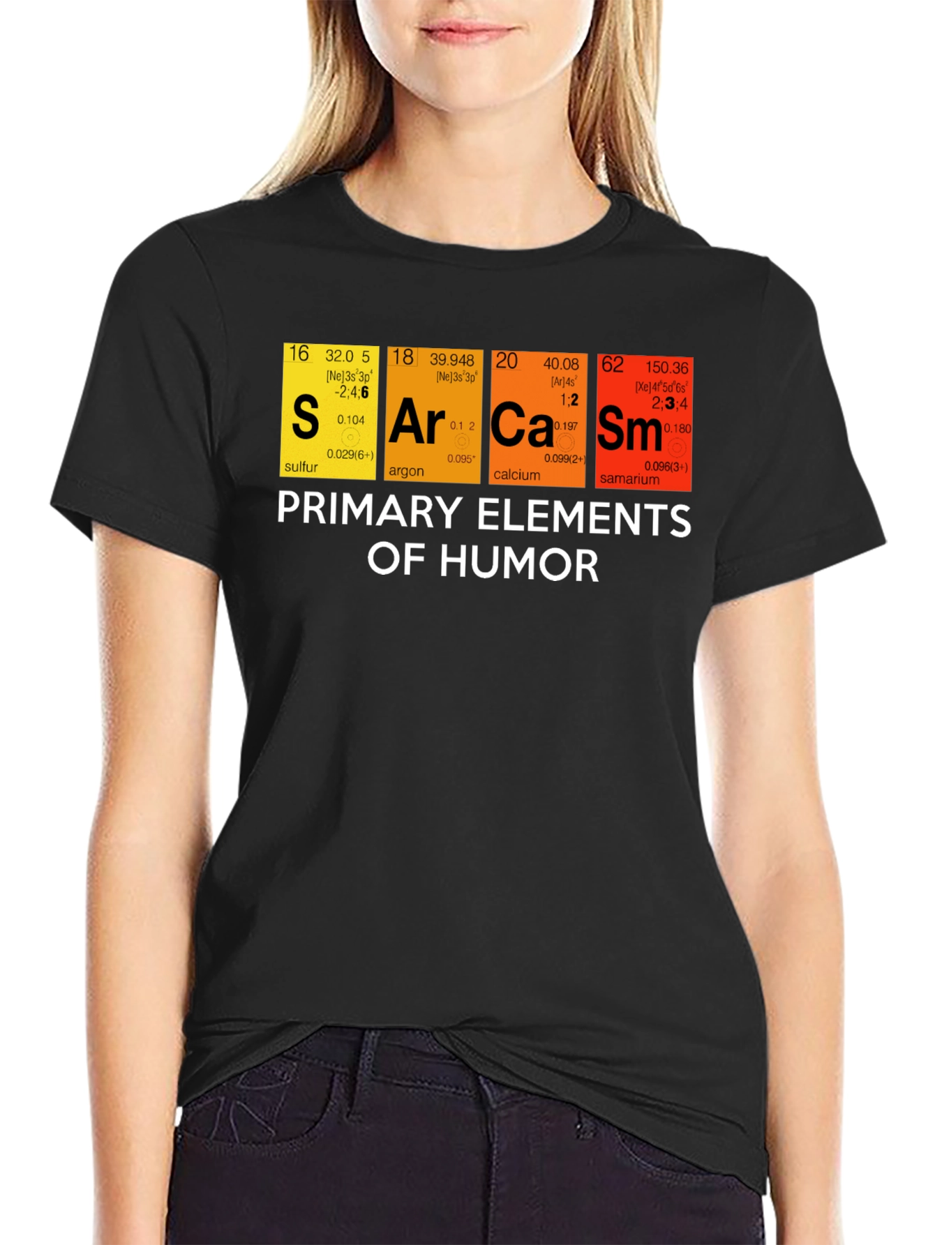 Sarcasm Humor Elements Graphic T-Shirt