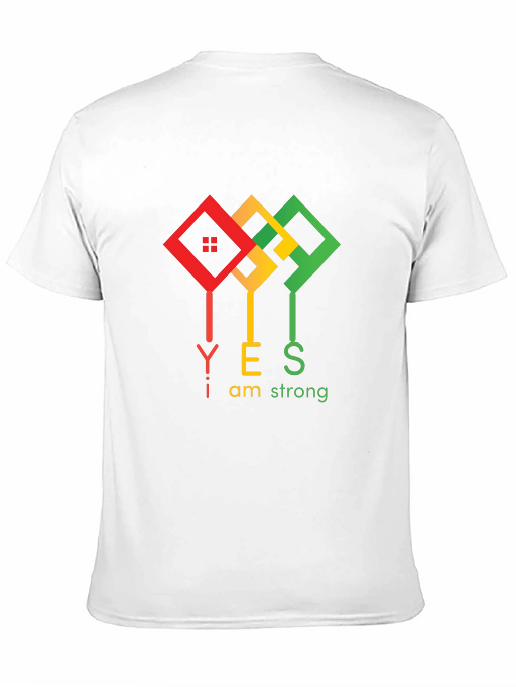 I am Strong Black T-Shirt
