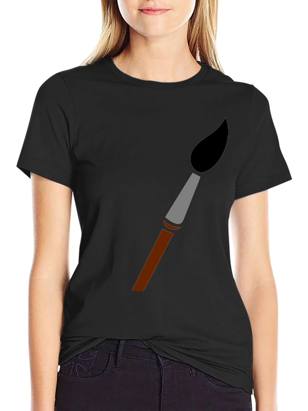 Brush Stroke Tee - Artistic Graphic T-Shirt
