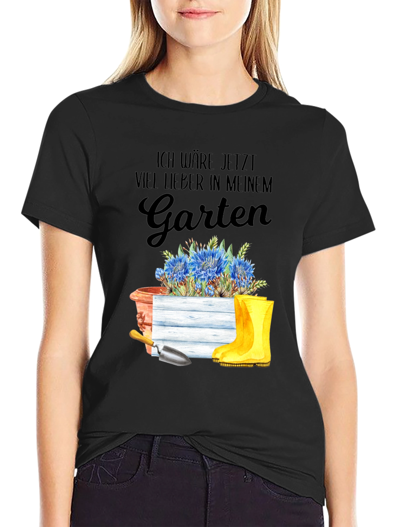 Gardening T-Shirt - Ich Wäre Jetzt Viel Lieber in Meinem Garten