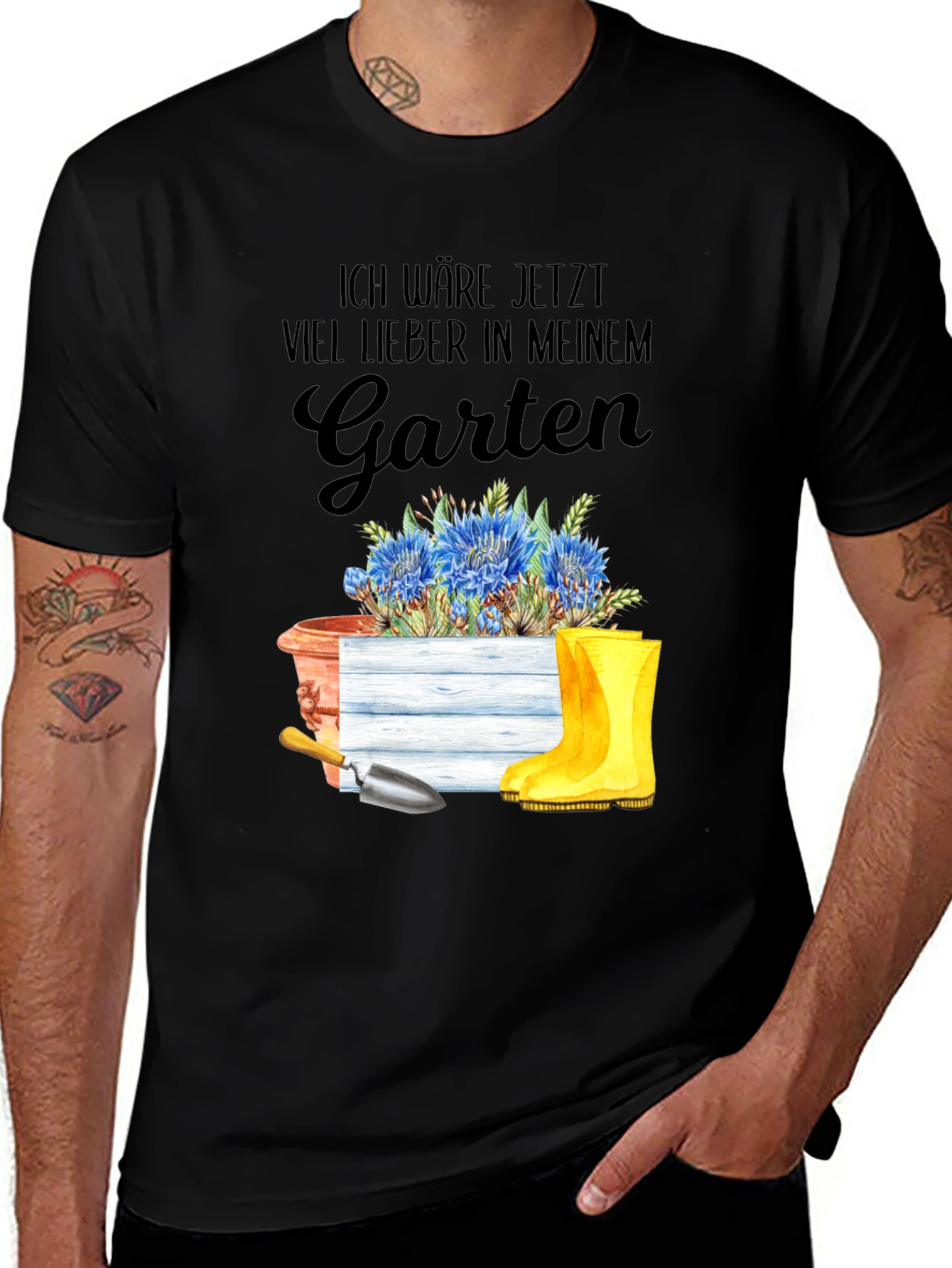 Gardening T-Shirt - Ich Wäre Jetzt Viel Lieber in Meinem Garten