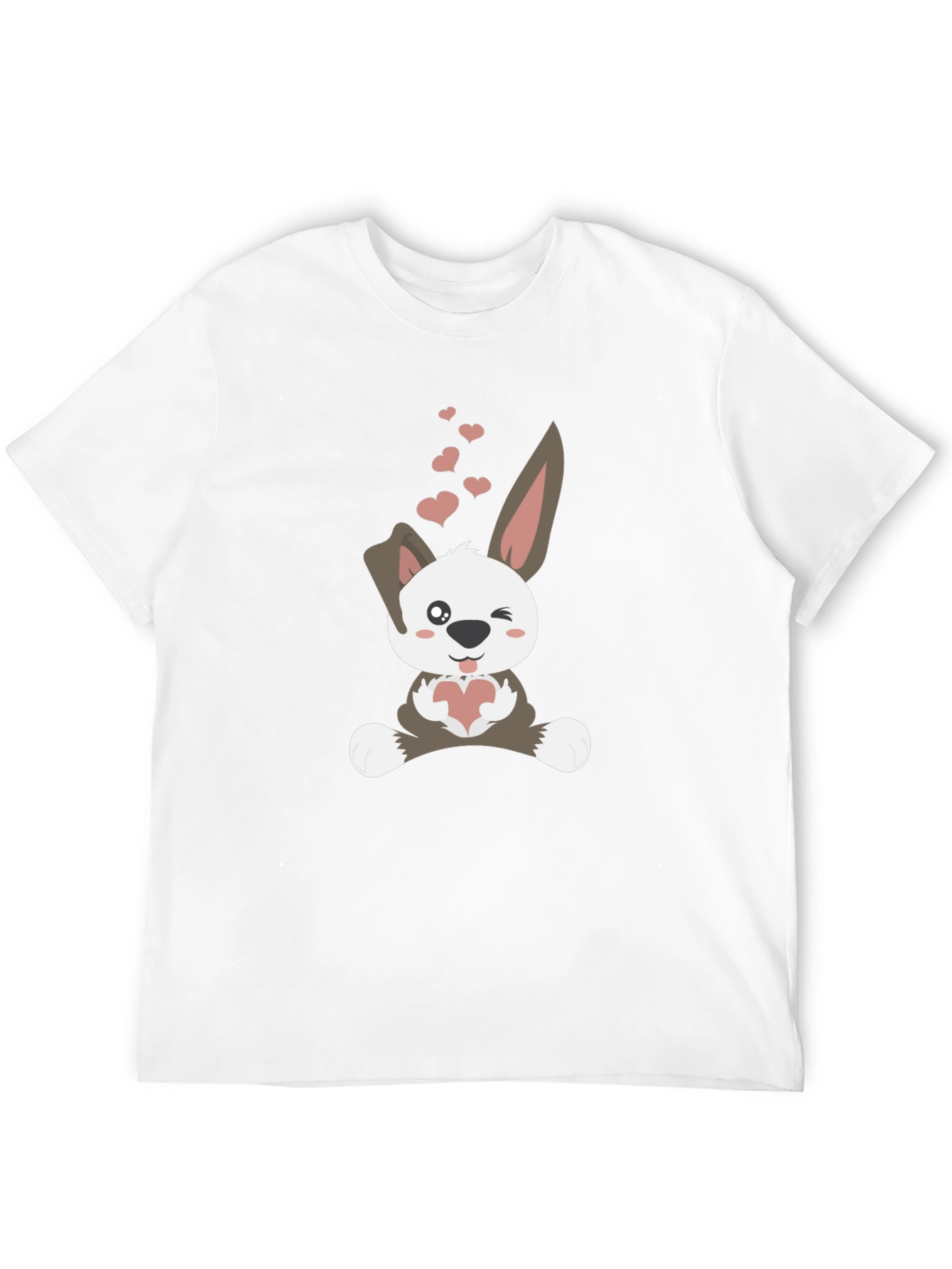 Cute Bunny Valentines Day T-Shirt