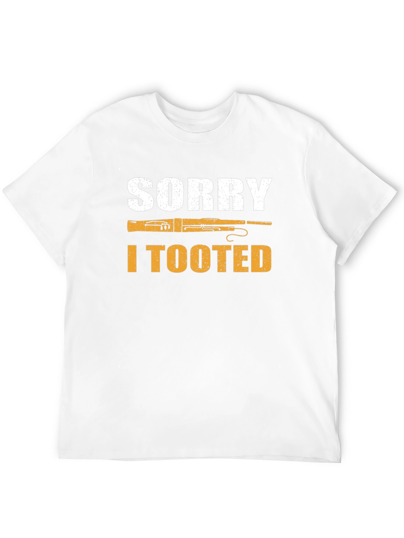 Sorry I Tooted Bassoon Player Black T-Shirt