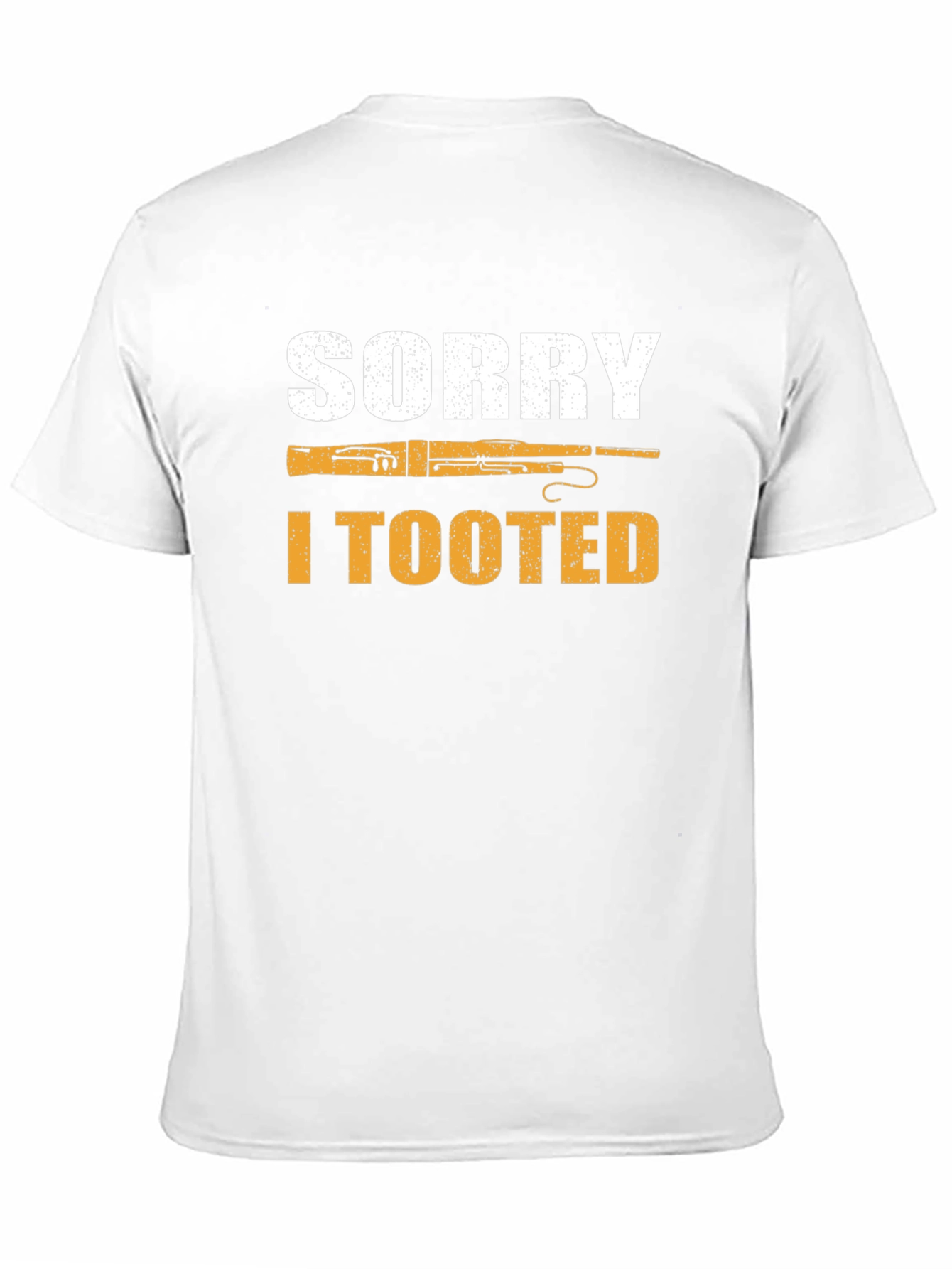 Sorry I Tooted Bassoon Player Black T-Shirt