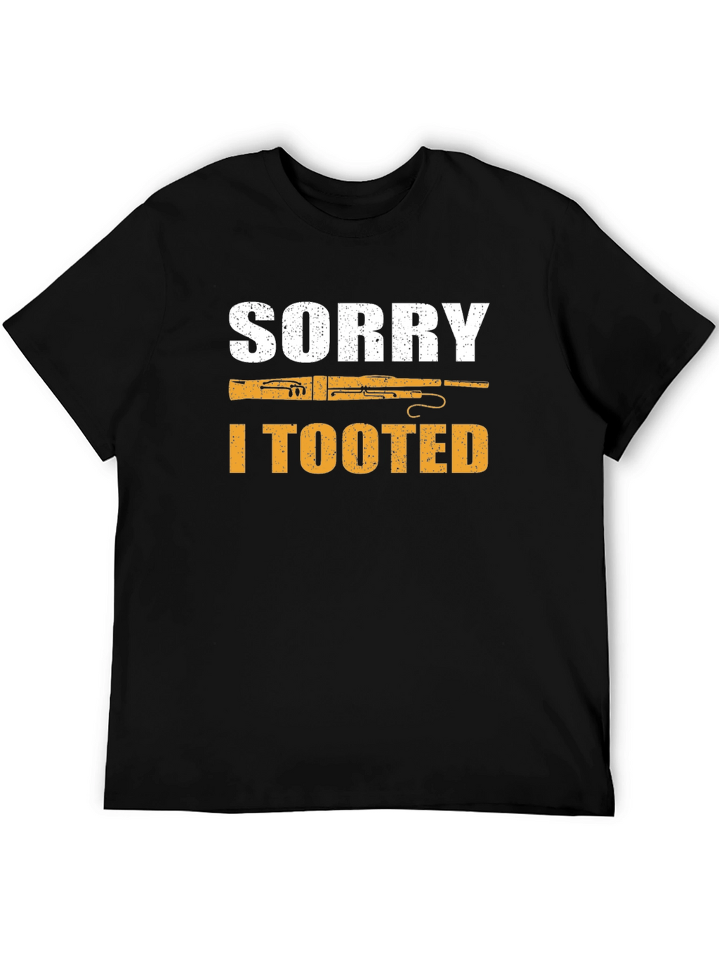 Sorry I Tooted Bassoon Player Black T-Shirt