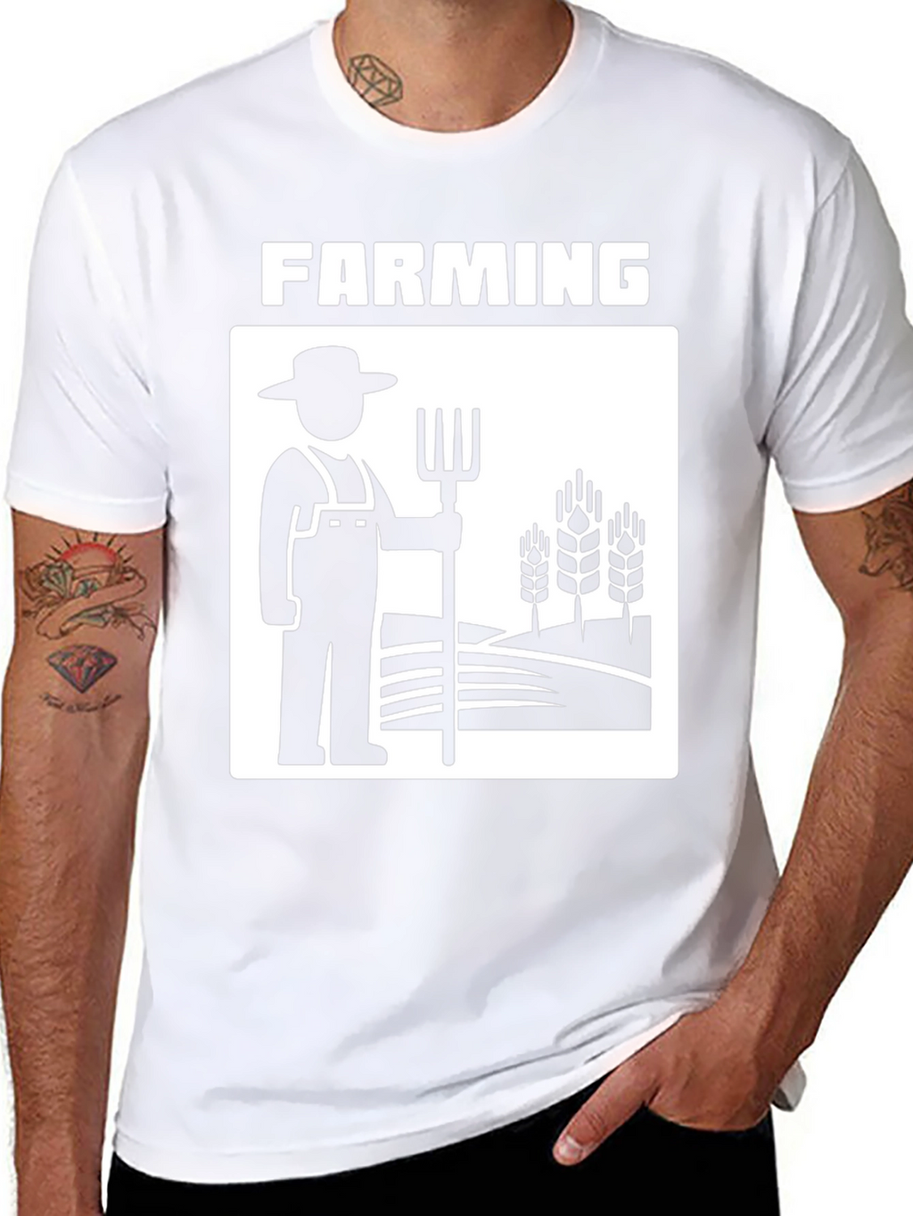 Farming Graphic Tee - Farmer Design T-Shirt