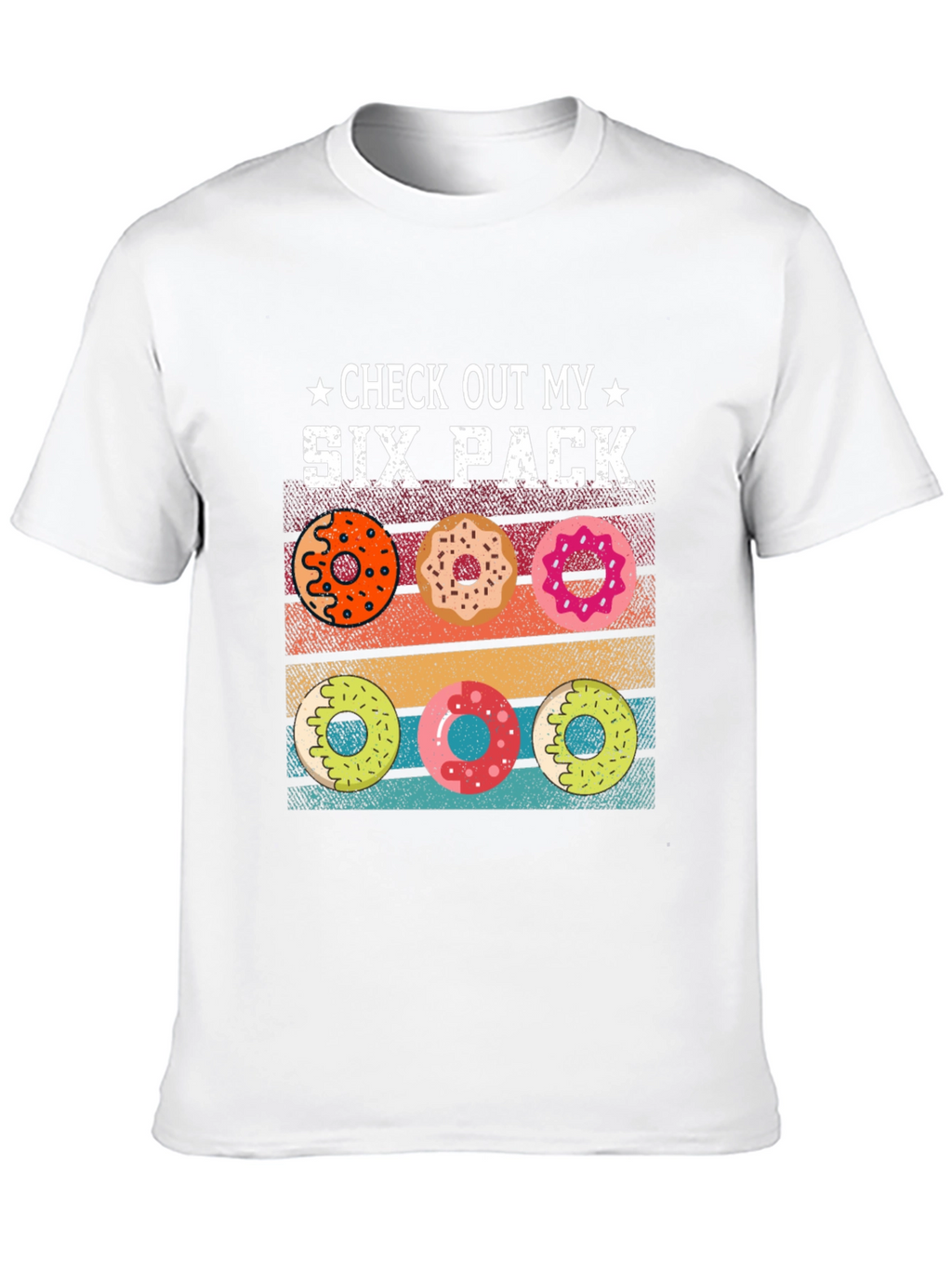 Check Out My Six Pack Donuts Graphic T-Shirt