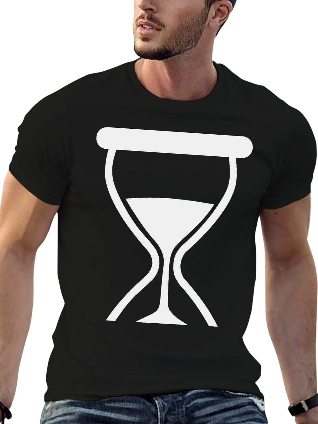 Hourglass Graphic Tee - Timeless Design