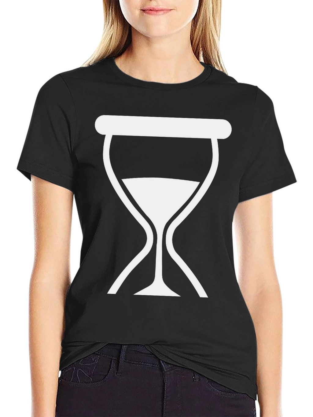 Hourglass Graphic Tee - Timeless Design