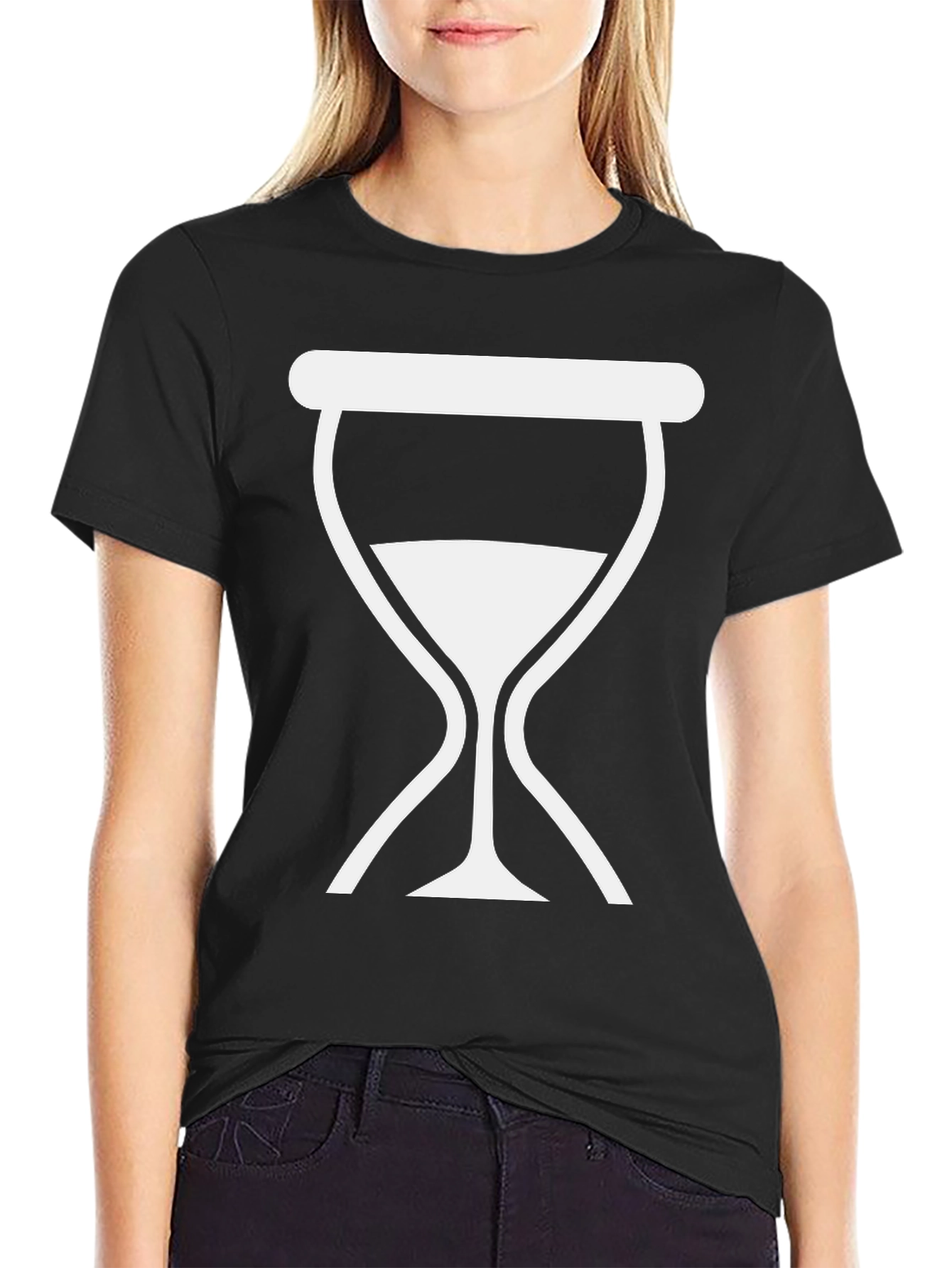 Hourglass Graphic Tee - Timeless Design