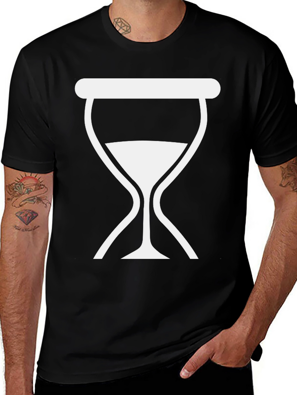 Hourglass Graphic Tee - Timeless Design