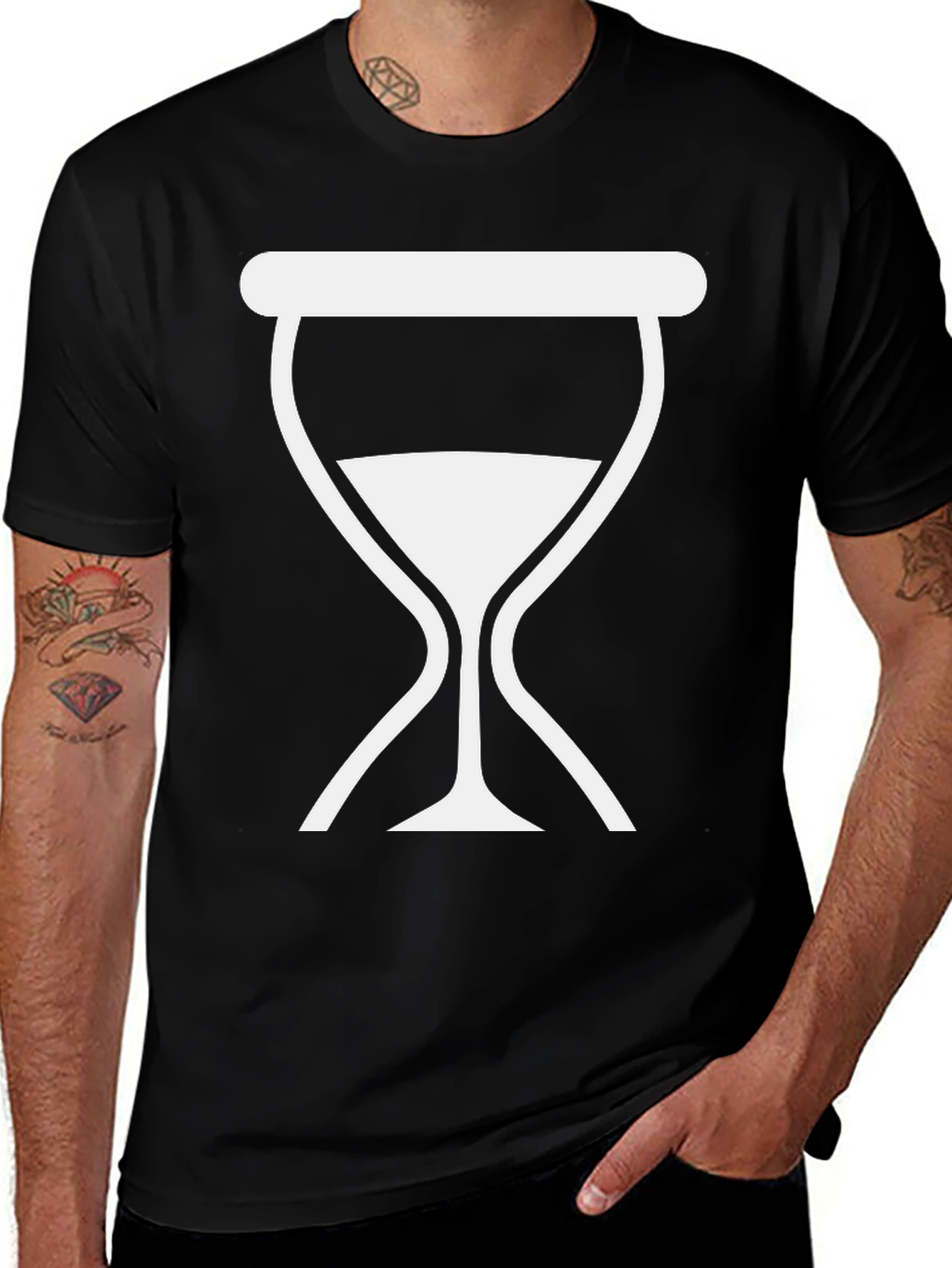 Hourglass Graphic Tee - Timeless Design