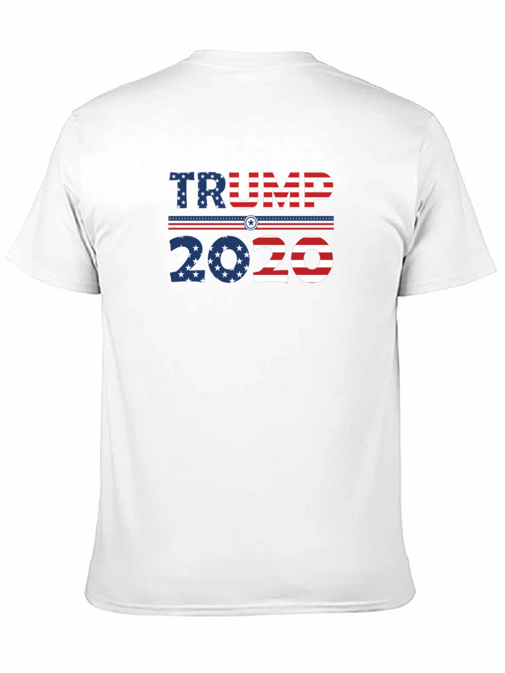 Trump 2020 Graphic Print Crew Neck T-Shirt