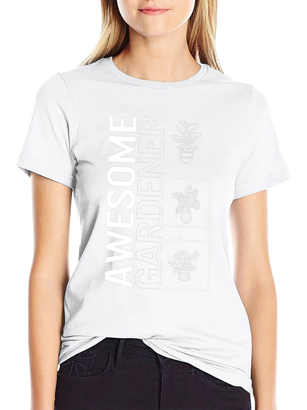 Awesome Gardener Graphic Tee - Black Unisex Shirt