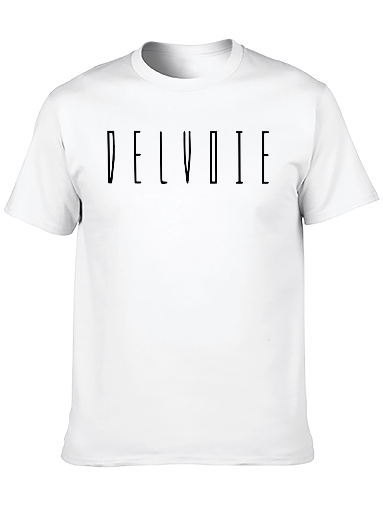 DELVOIE Black T-Shirt - Stylish Mens Tee
