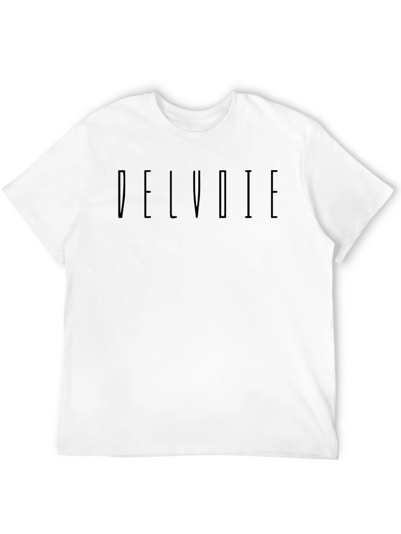 DELVOIE Black T-Shirt - Stylish Mens Tee