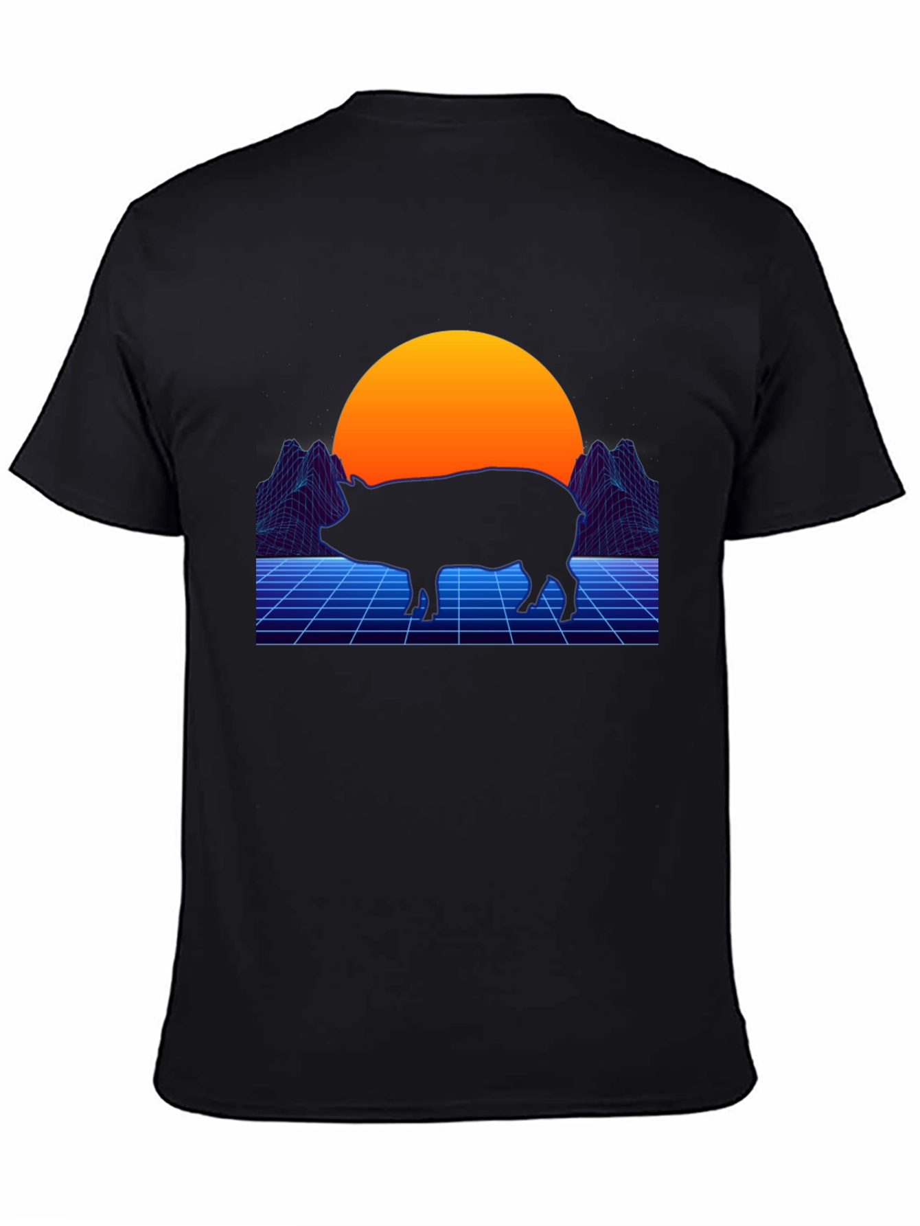 Retro Pig T-Shirt - Vaporwave Graphic Tee