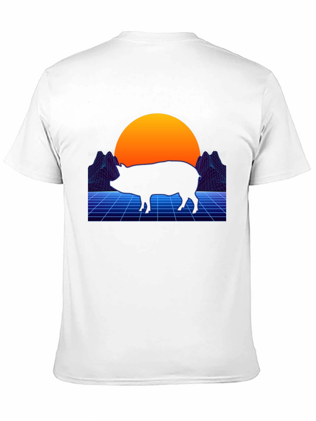 Retro Pig T-Shirt - Vaporwave Graphic Tee