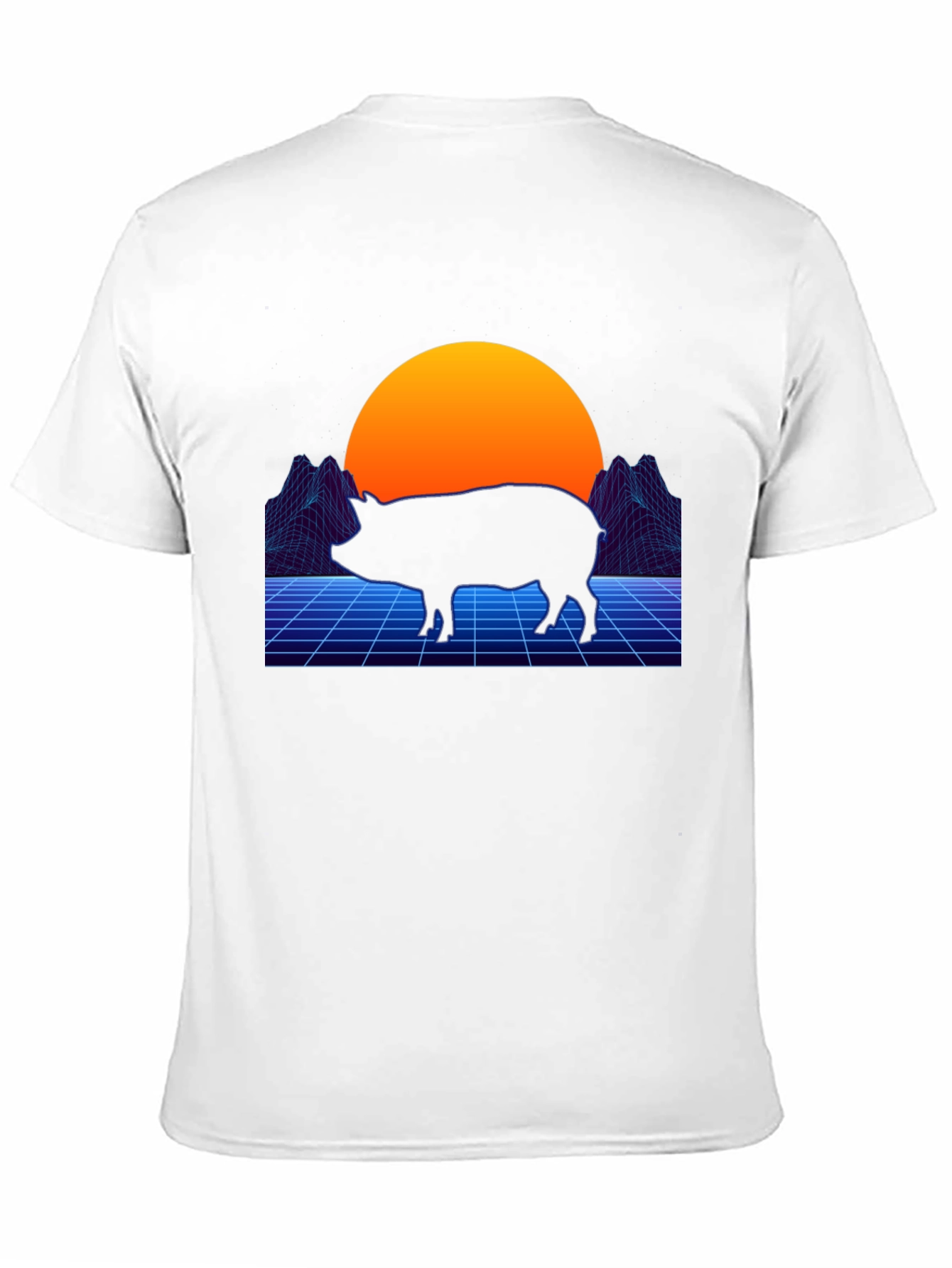 Retro Pig T-Shirt - Vaporwave Graphic Tee
