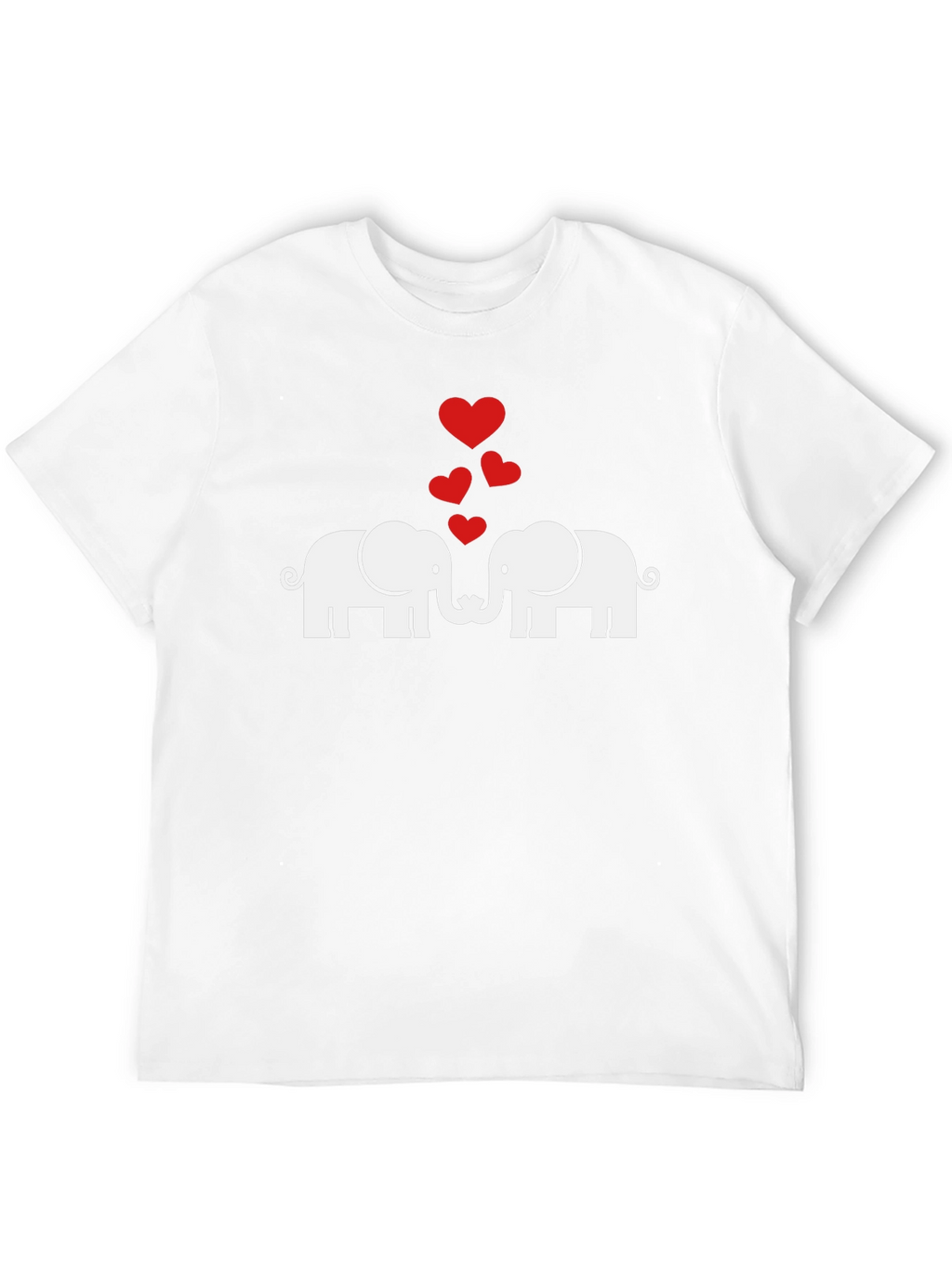 Elephant Love Graphic T-Shirt - Soft Cotton Blend