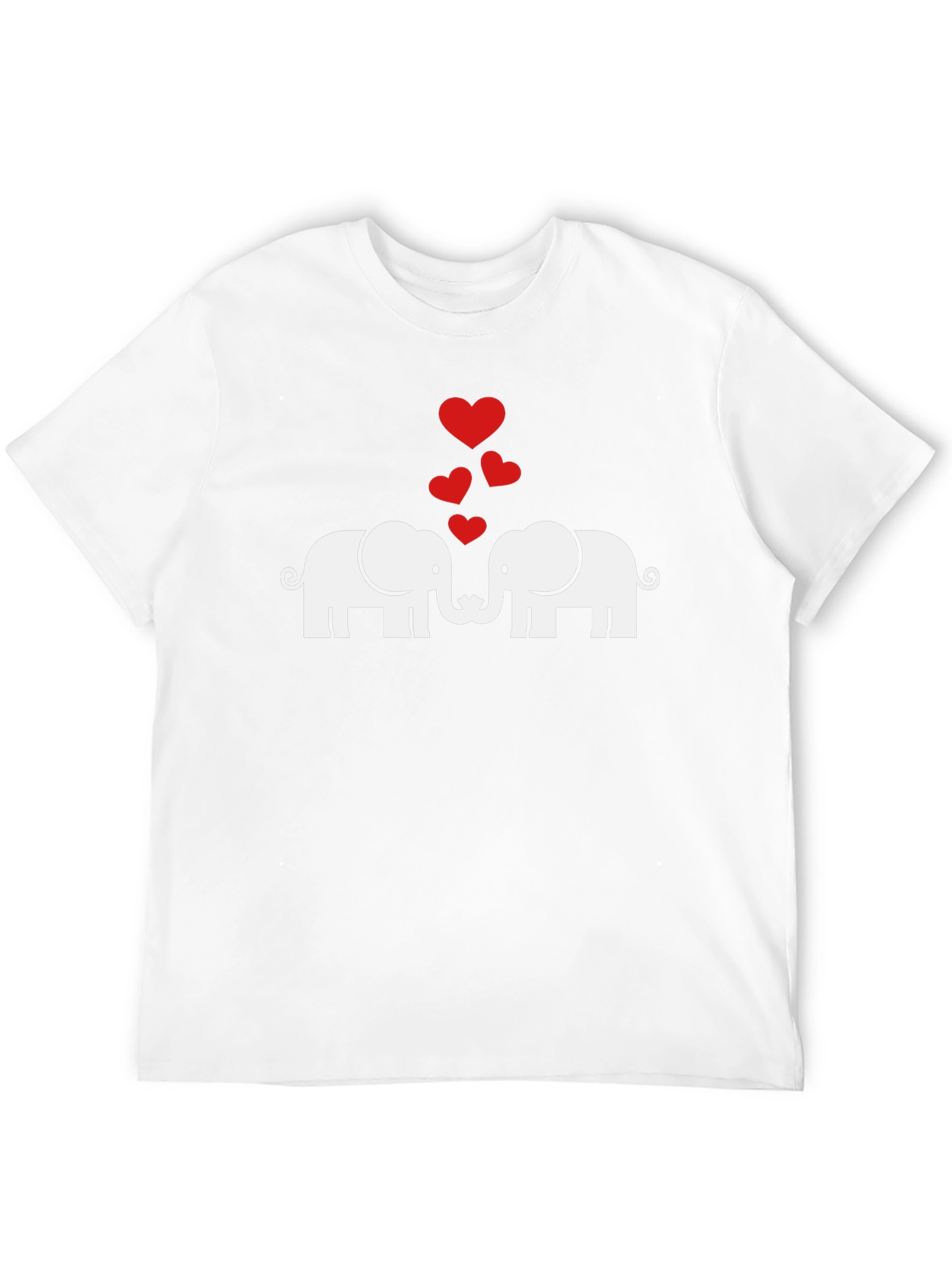 Elephant Love Graphic T-Shirt - Soft Cotton Blend